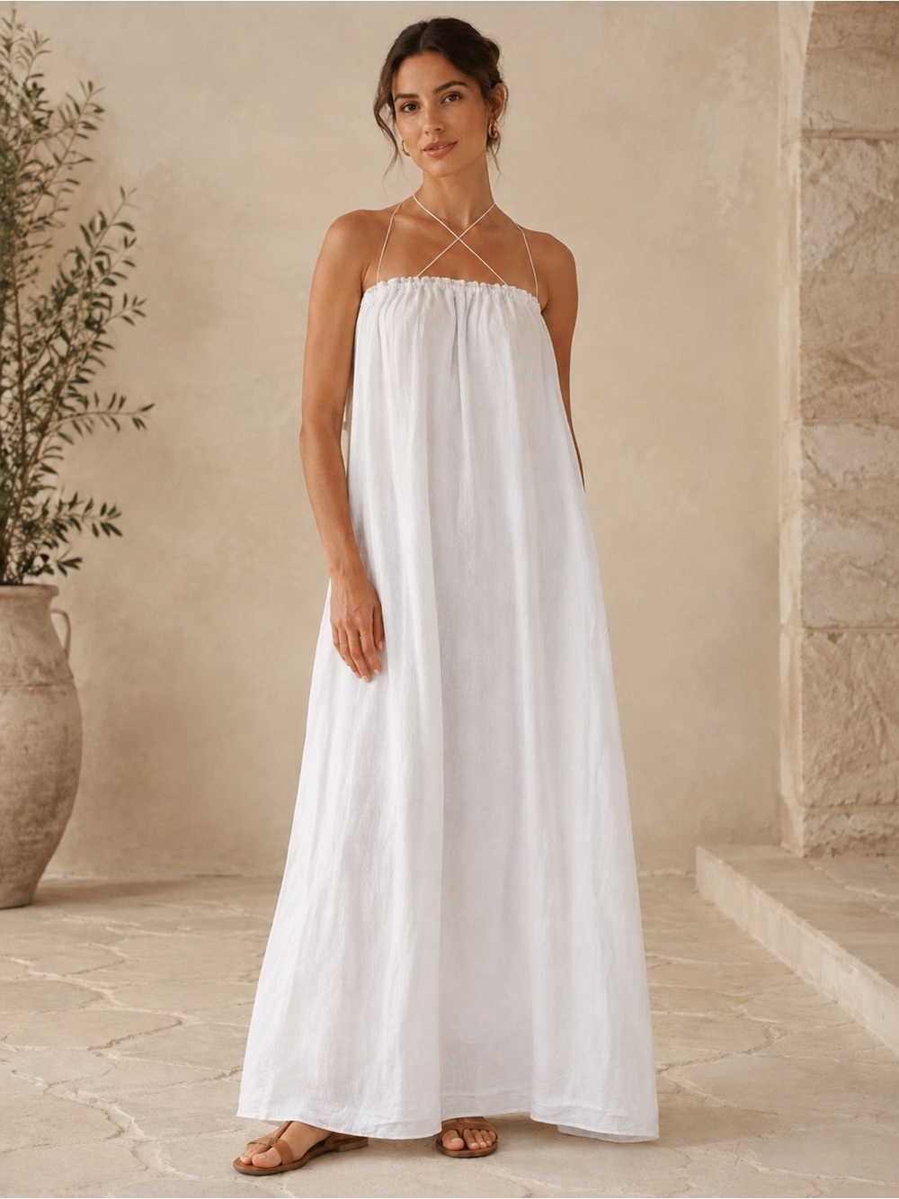 Banana Republic Fino Ramie Dress
